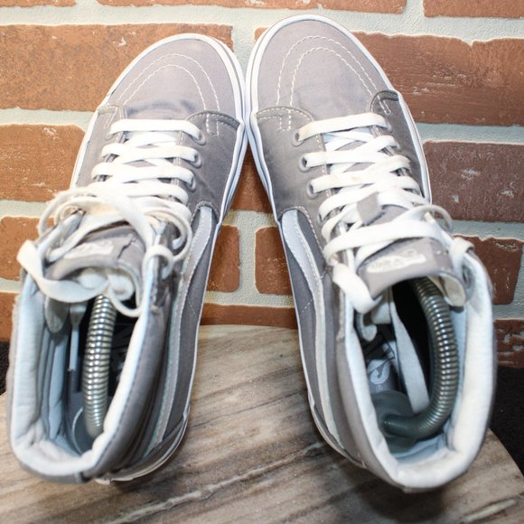 Gray High-Top Sneakers - Picture 6 of 8